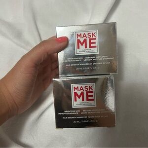 Mask Me Overnight Sleep Mask Brightens Skin Mositurizing Hair Minimizer 2 Pack